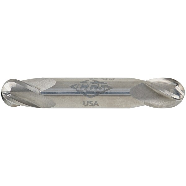 Cgs Tool 4 Flute Dem Ball End Stub Length 3/16"Dia 3/16"Shank 3/8"Loc 2"Oal 442-1875 - main